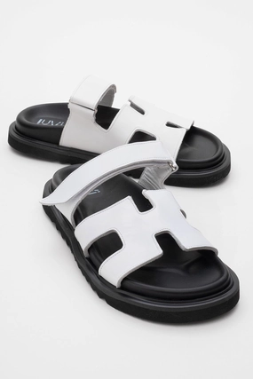 Long   Lasting Morte Leather Slide Sandal (Women)