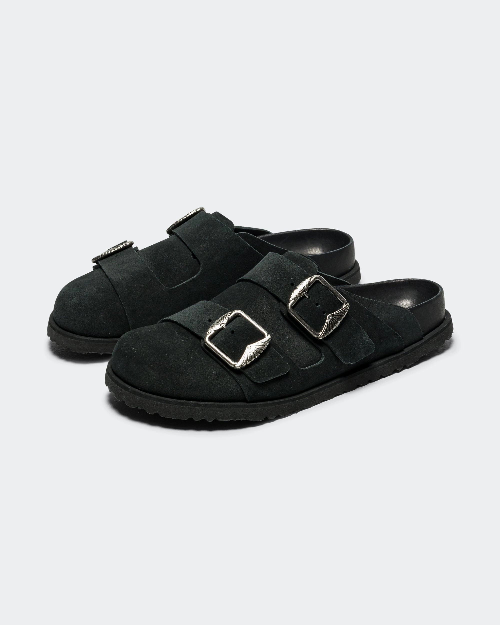 Simple Slip 222 West Suede EXQ - Black