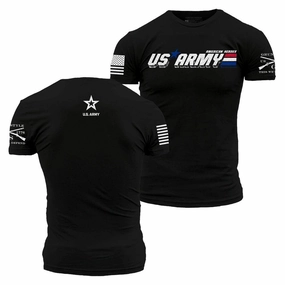Army American Heroes T-Shirt - Black Anti-static