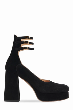 Loti Platform Pumps Stretchable Fabric