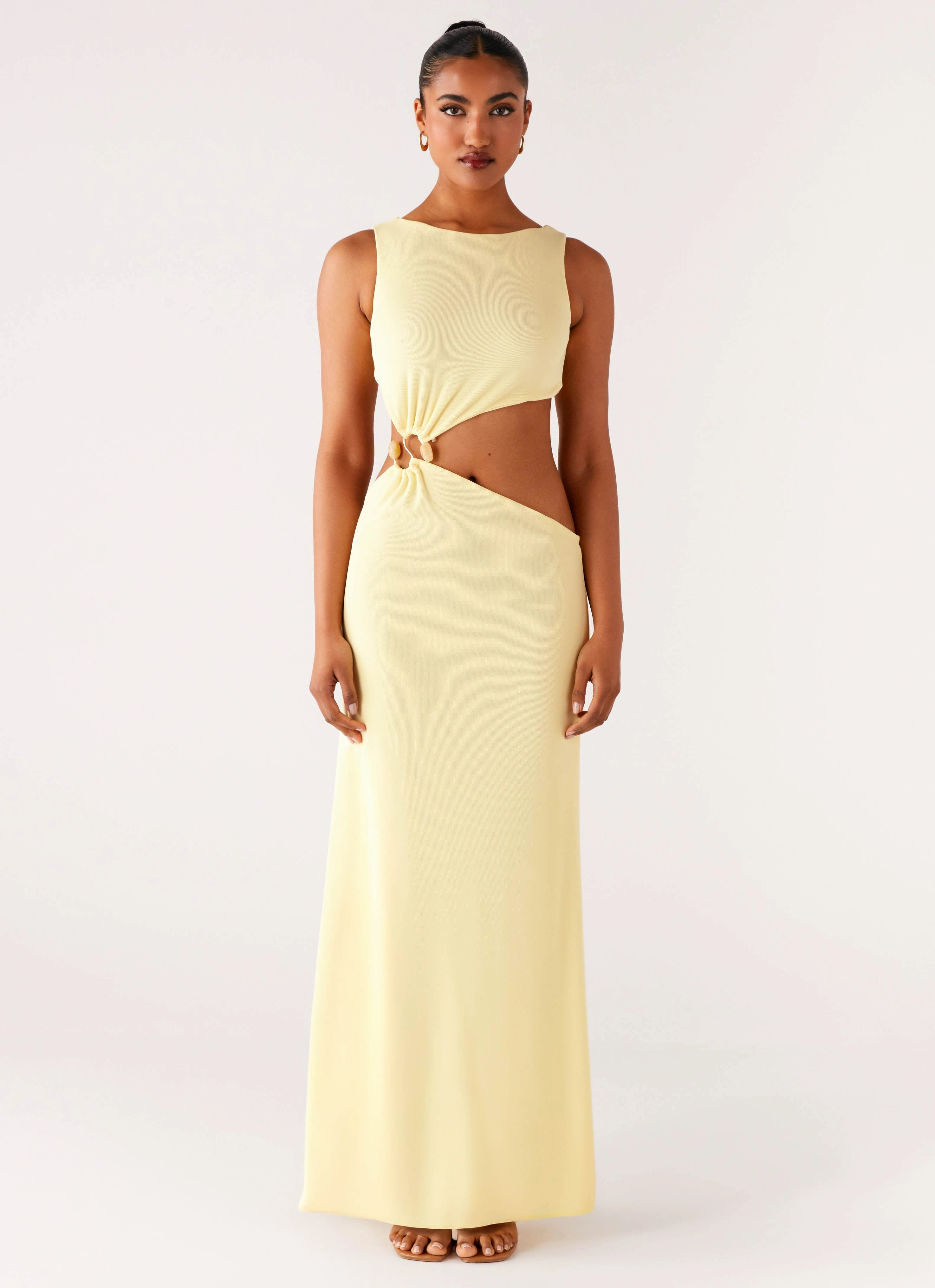 Aruba Hardware Maxi Dress - Yellow Travel Ready
