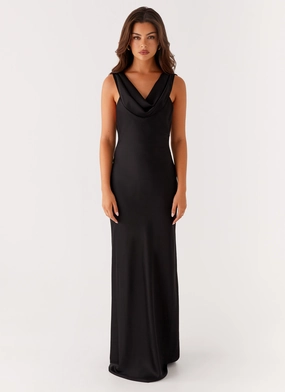Soft Composition Arya Maxi Dress - Black