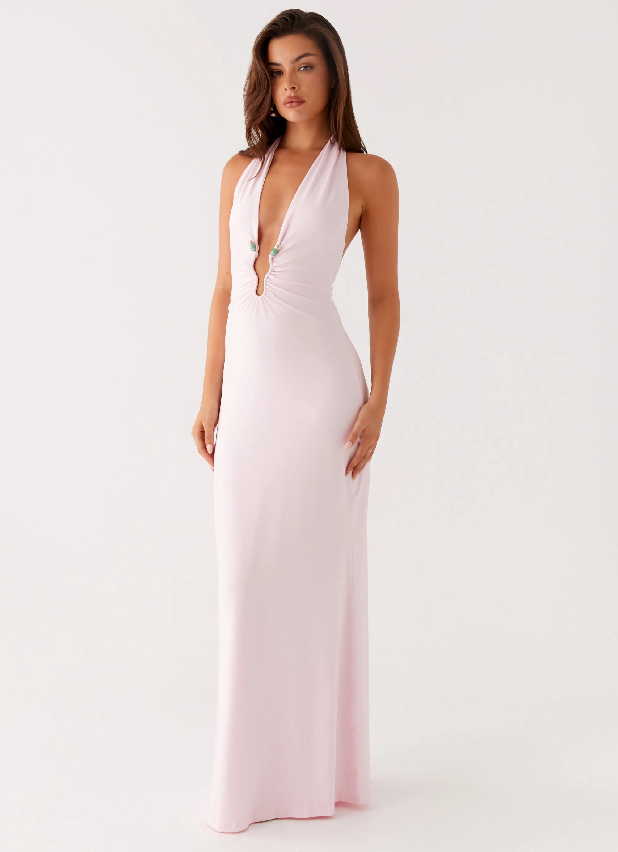 Clean Comfort Nicola Maxi Dress - Pink