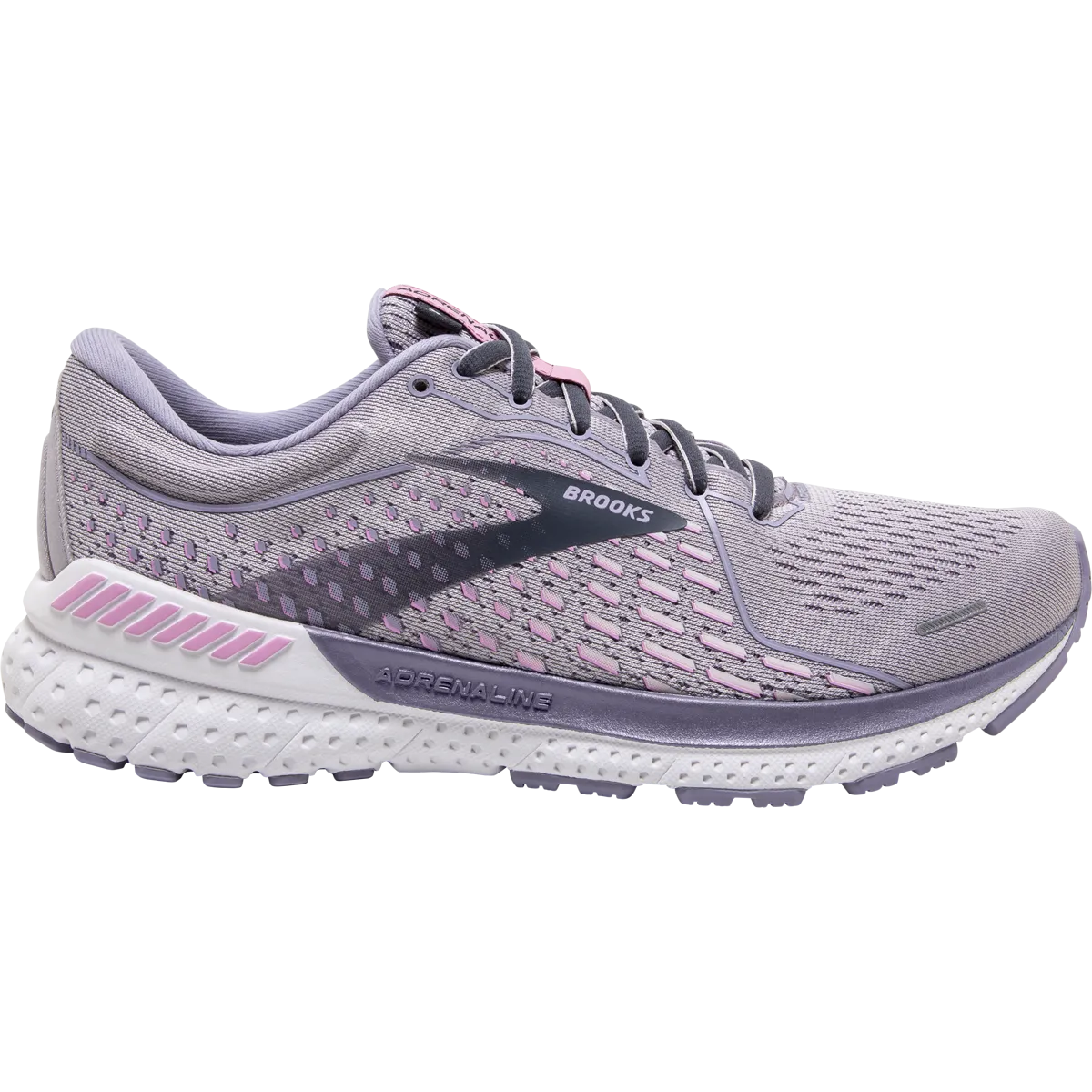 Women's Adrenaline GTS 21 running on a gravel track shoes