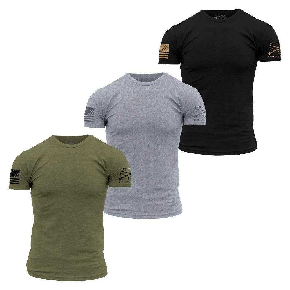 Standard Issue Core Basic T-Shirts - 3 Pack Stylish piece