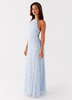 Bride Friend Aullie Maxi Dress - Blue