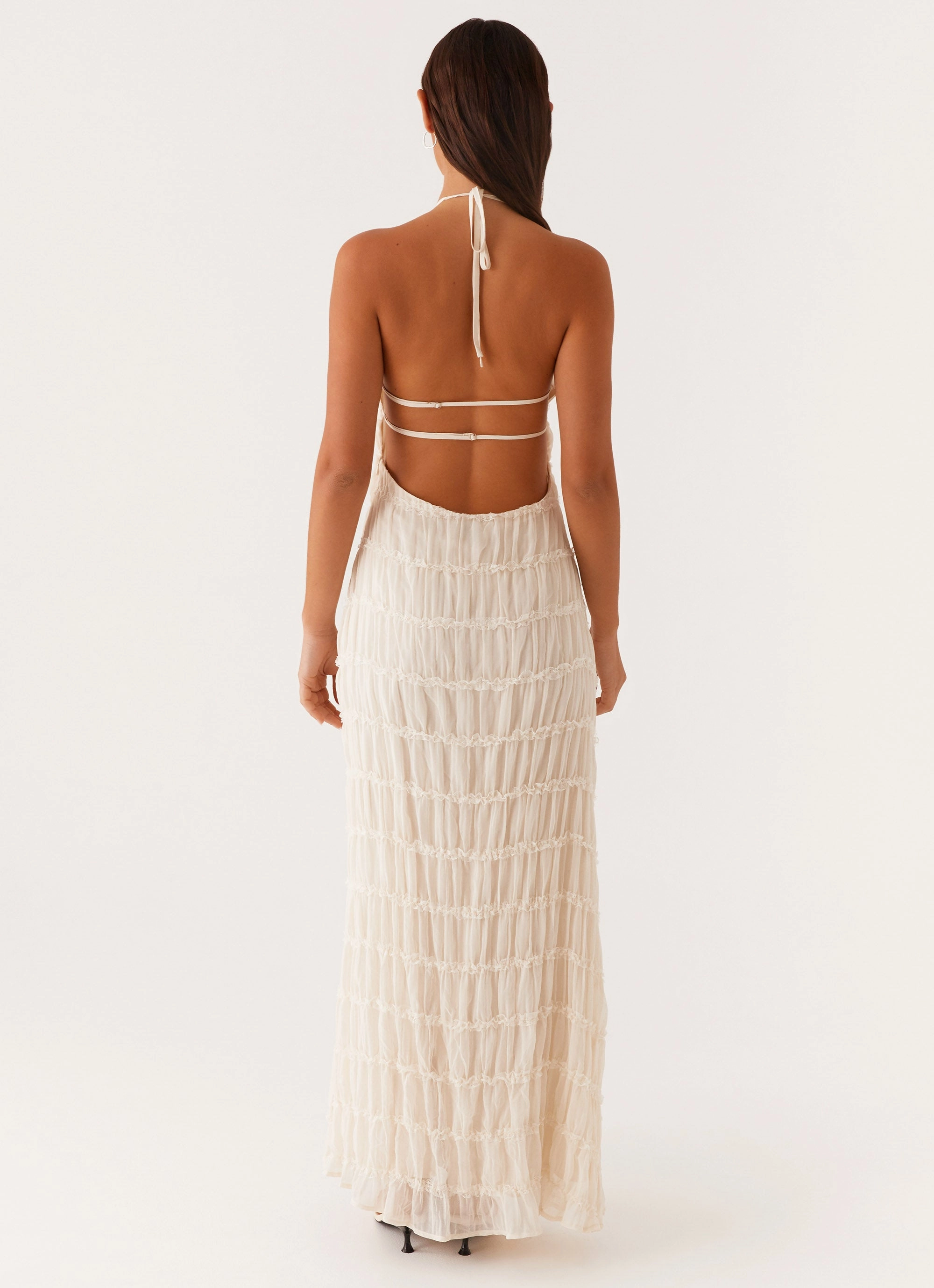Comfort Layer Wear Casual Vibes Aullie Maxi Dress - Ivory