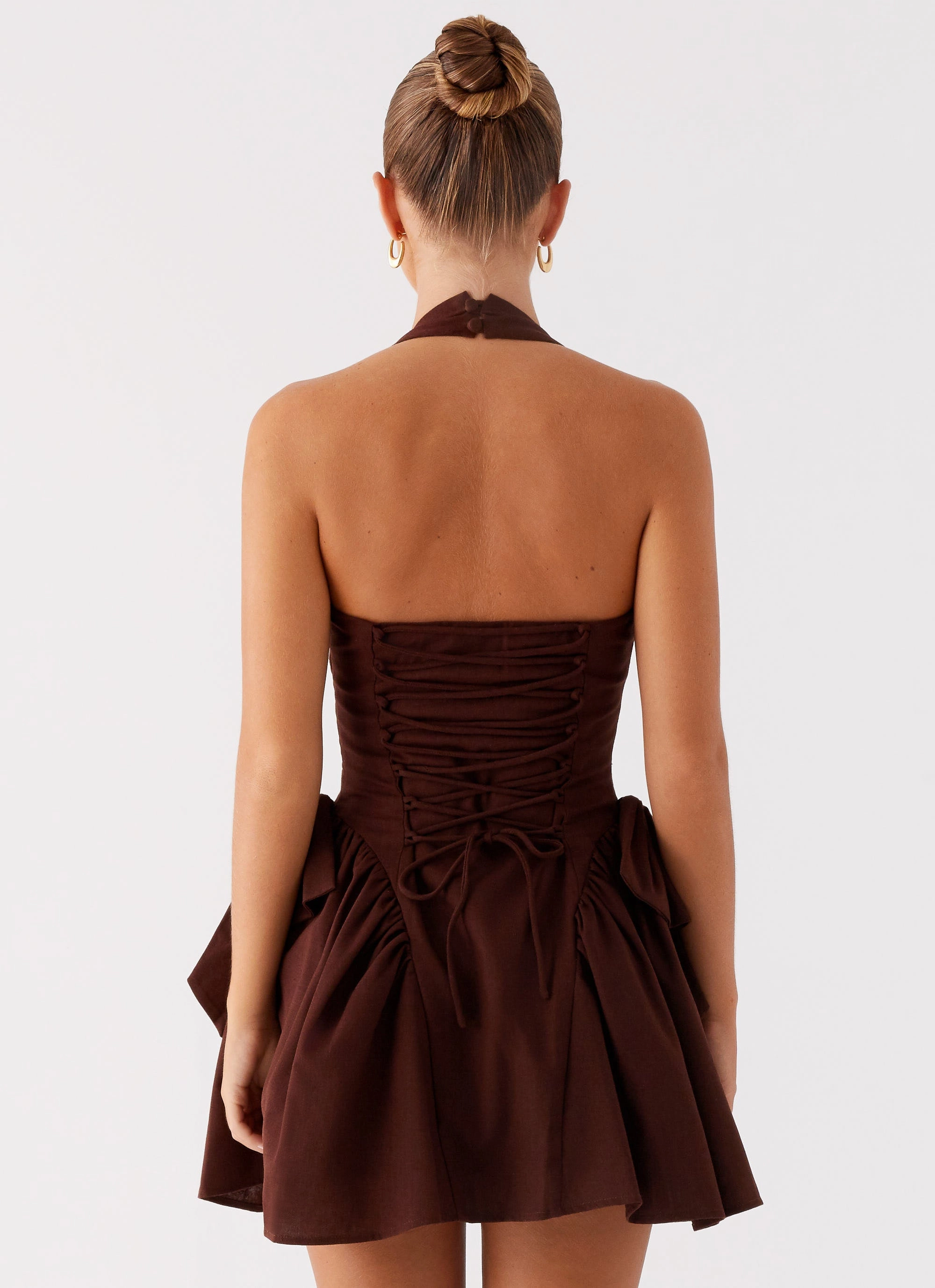 Balanced feel Avalo Mini Dress - Chocolate
