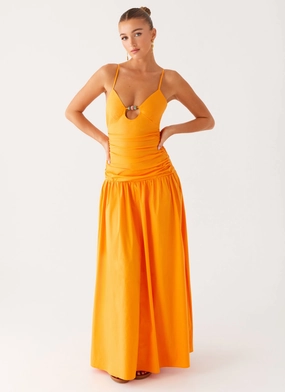 Daily Movement Family Warm Avani Maxi Dress - Orange