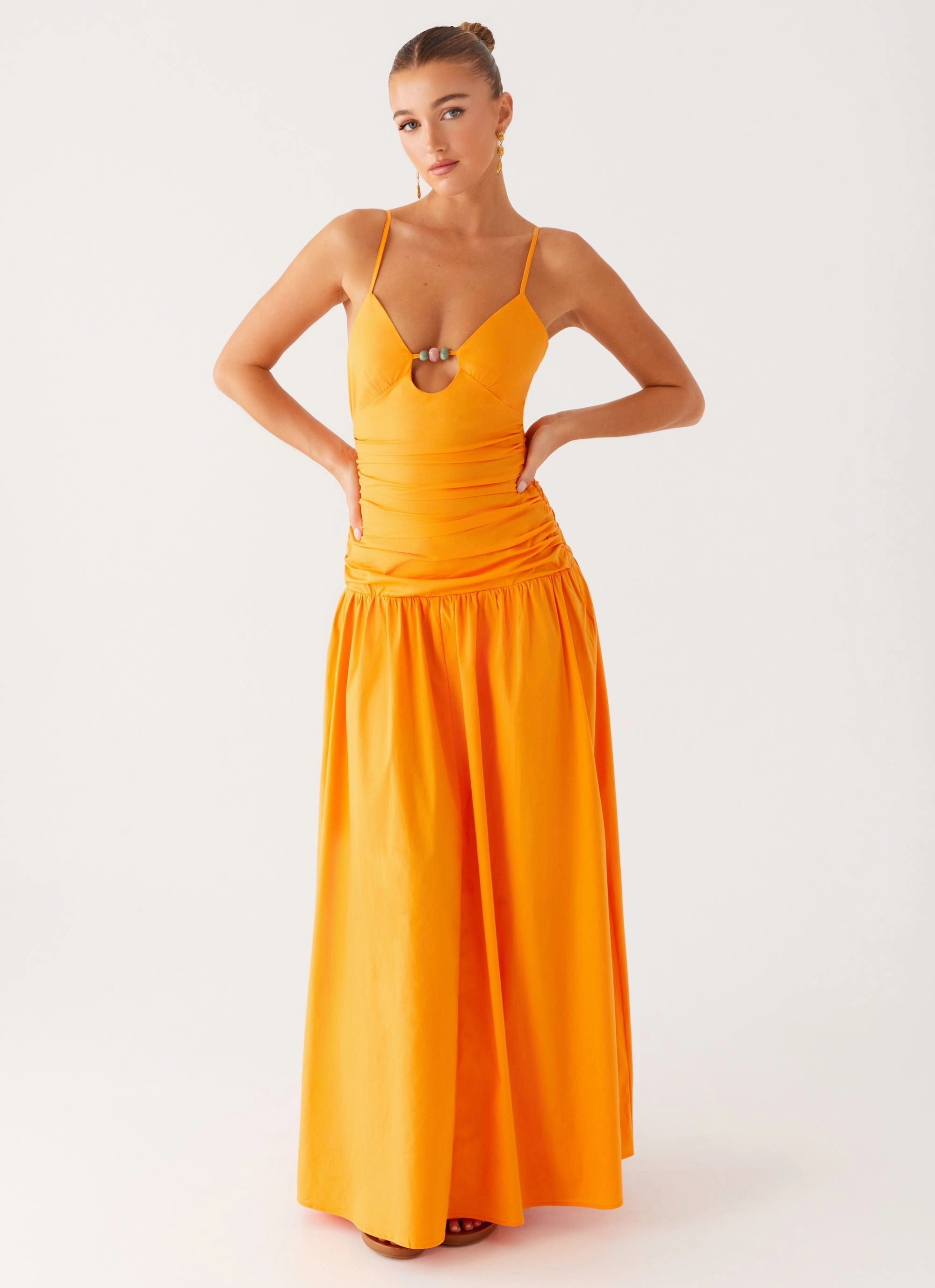 Daily Movement Family Warm Avani Maxi Dress - Orange