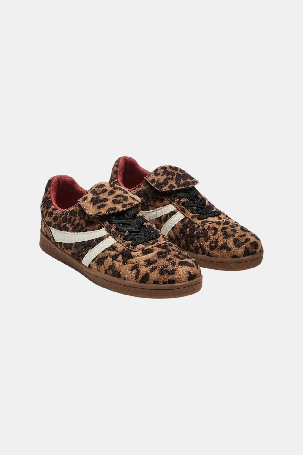 Steve Madden Madrid Leopard Low-Top Sneaker All Wear synthetic leather