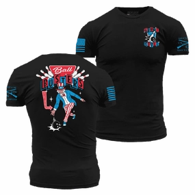 Ball Busters T-Shirt - Black Breathable Yarn Composition