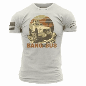 Bang Bus T-Shirt - Sand Cozy Look Wear Versatile Comfort Wear