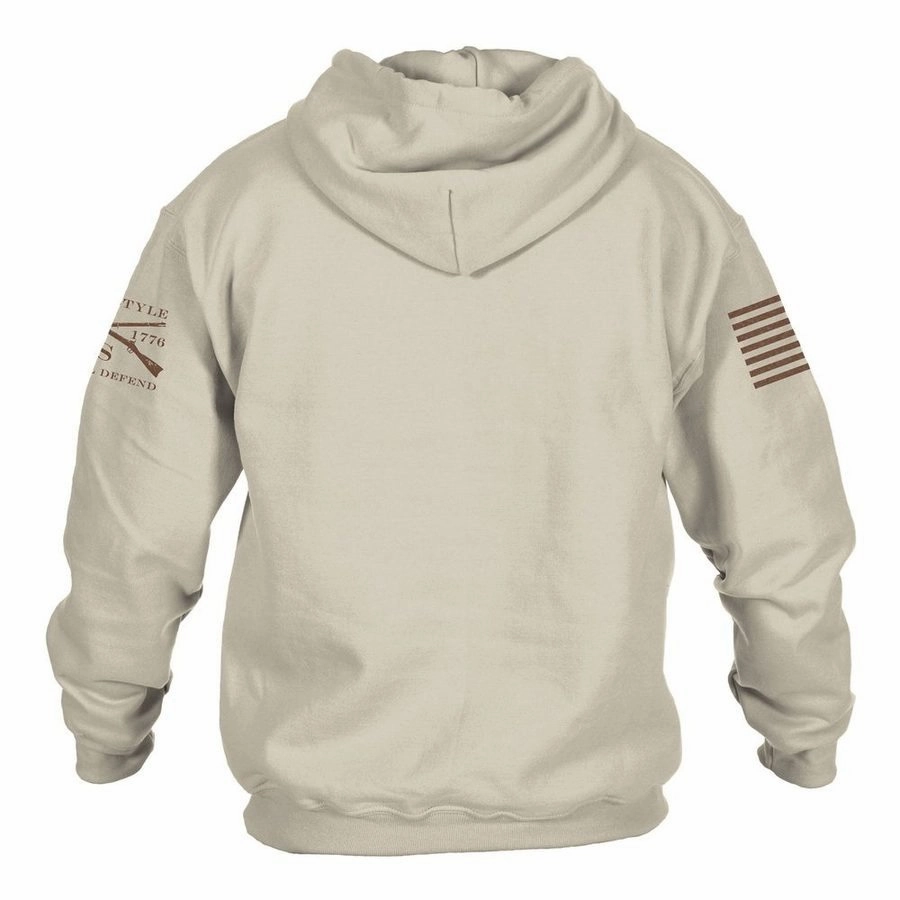 Gerbil like Street Fit Basic Hoodie - Sand
