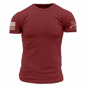 Basic T-Shirt - Red Plum Casual Layer Minimalist Layer