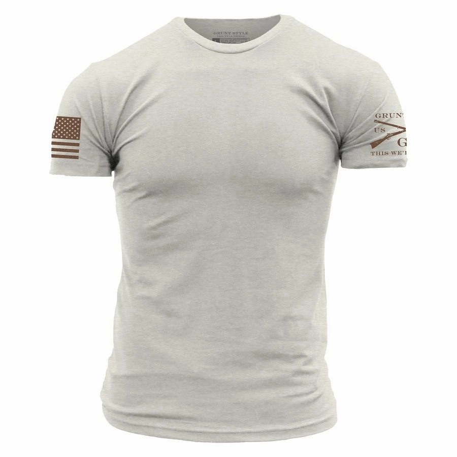 Basic T-Shirt - Sand timeless Casual Style Wear