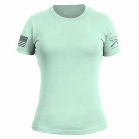 Basic T-Shirt Women's Slim Fit - Mint OversizedSilhouette Perfect Layer Wear
