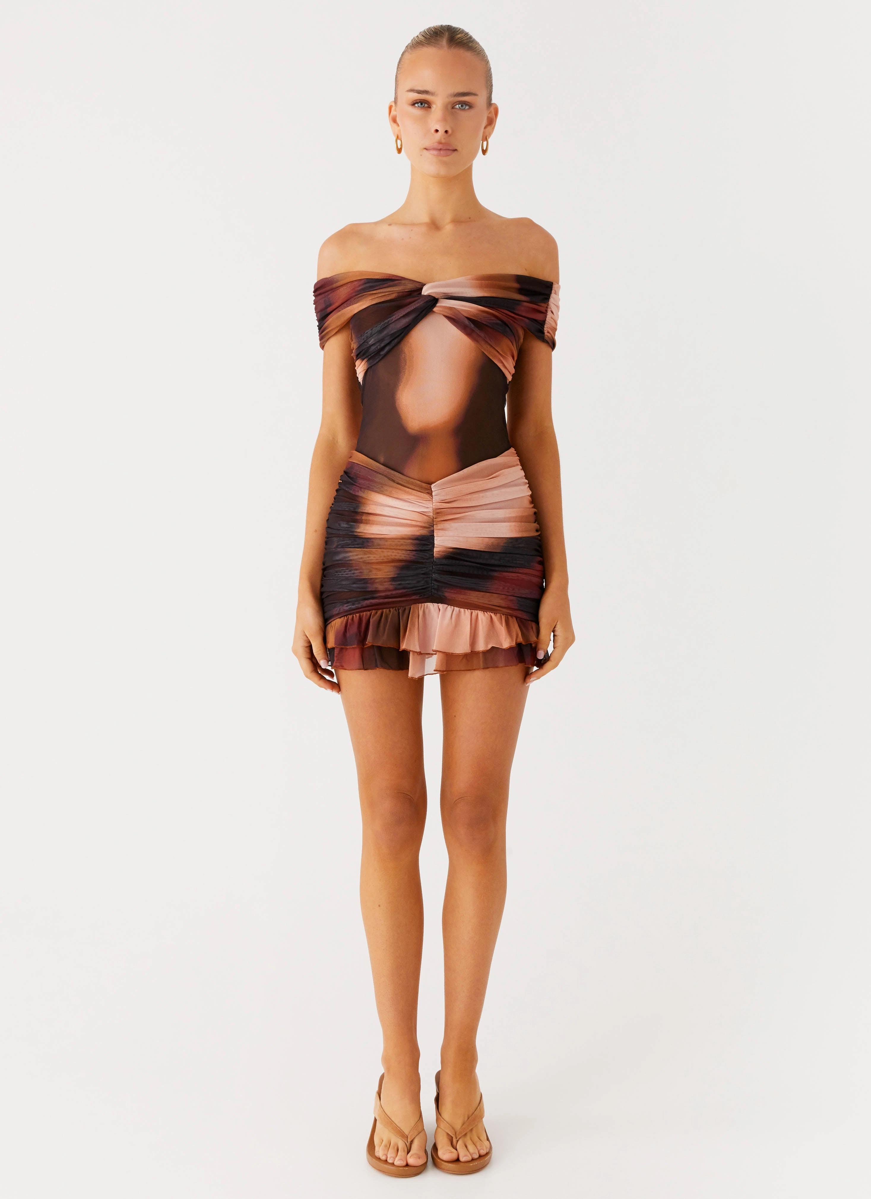 Fresh Form Cool Form Frances Mini Dress - Black Gradient