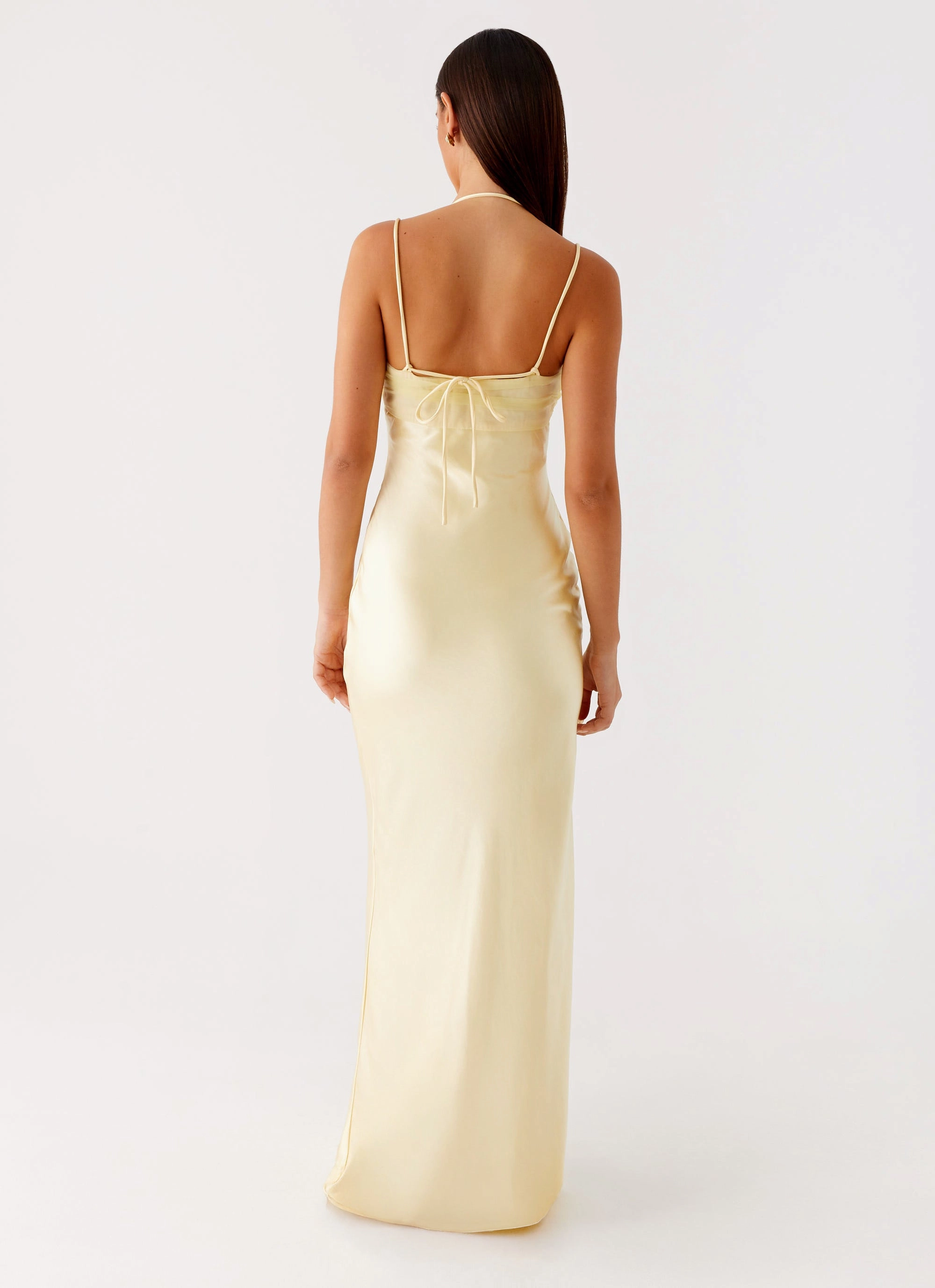 Belize Maxi Dress - Yellow Elegant Fabric