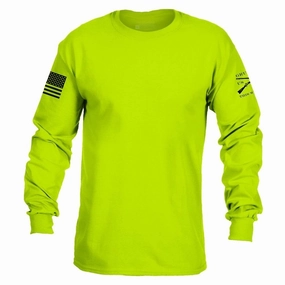 Basic Long Sleeve - Safety Green No name brand Children's style