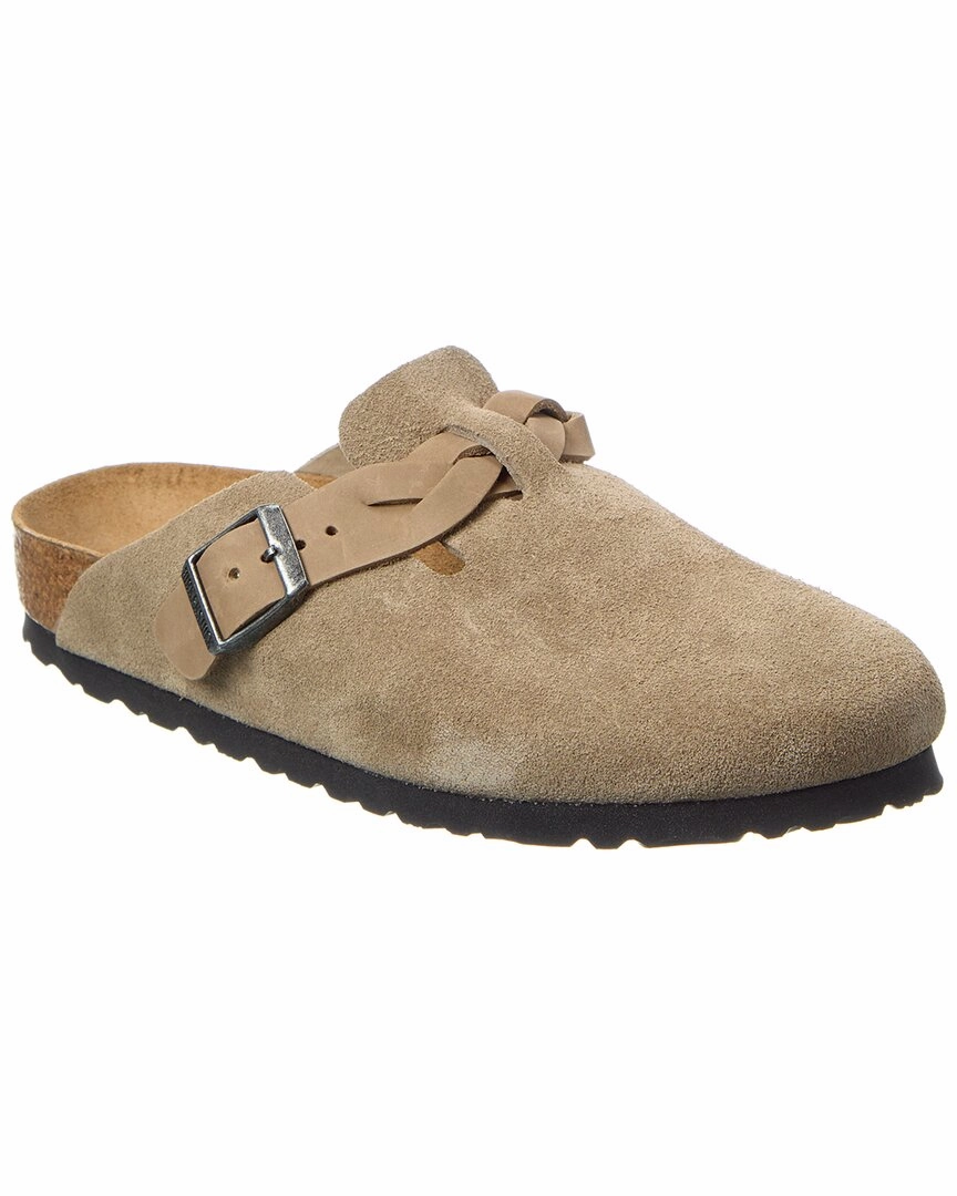 Relaxed Vibes Birkenstock Boston Braided Narrow Suede Clog