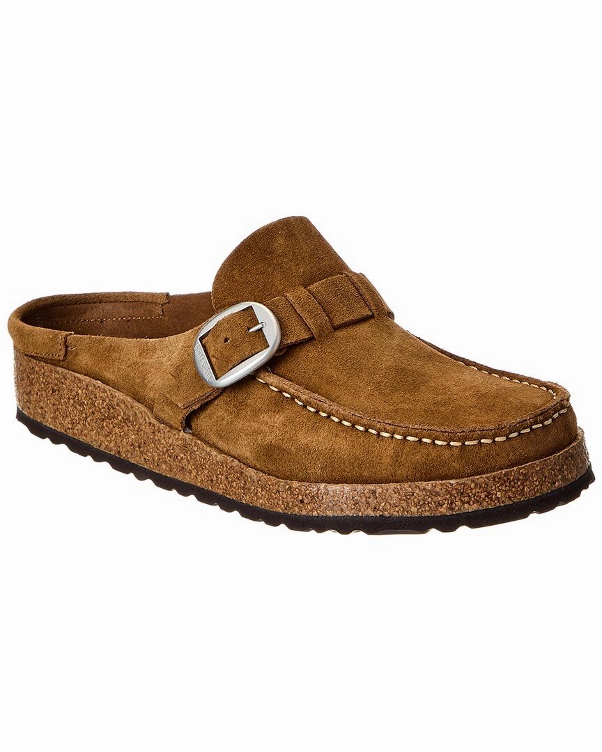Moisture Wicking Liner Easy Clean Birkenstock Buckley Suede Clog