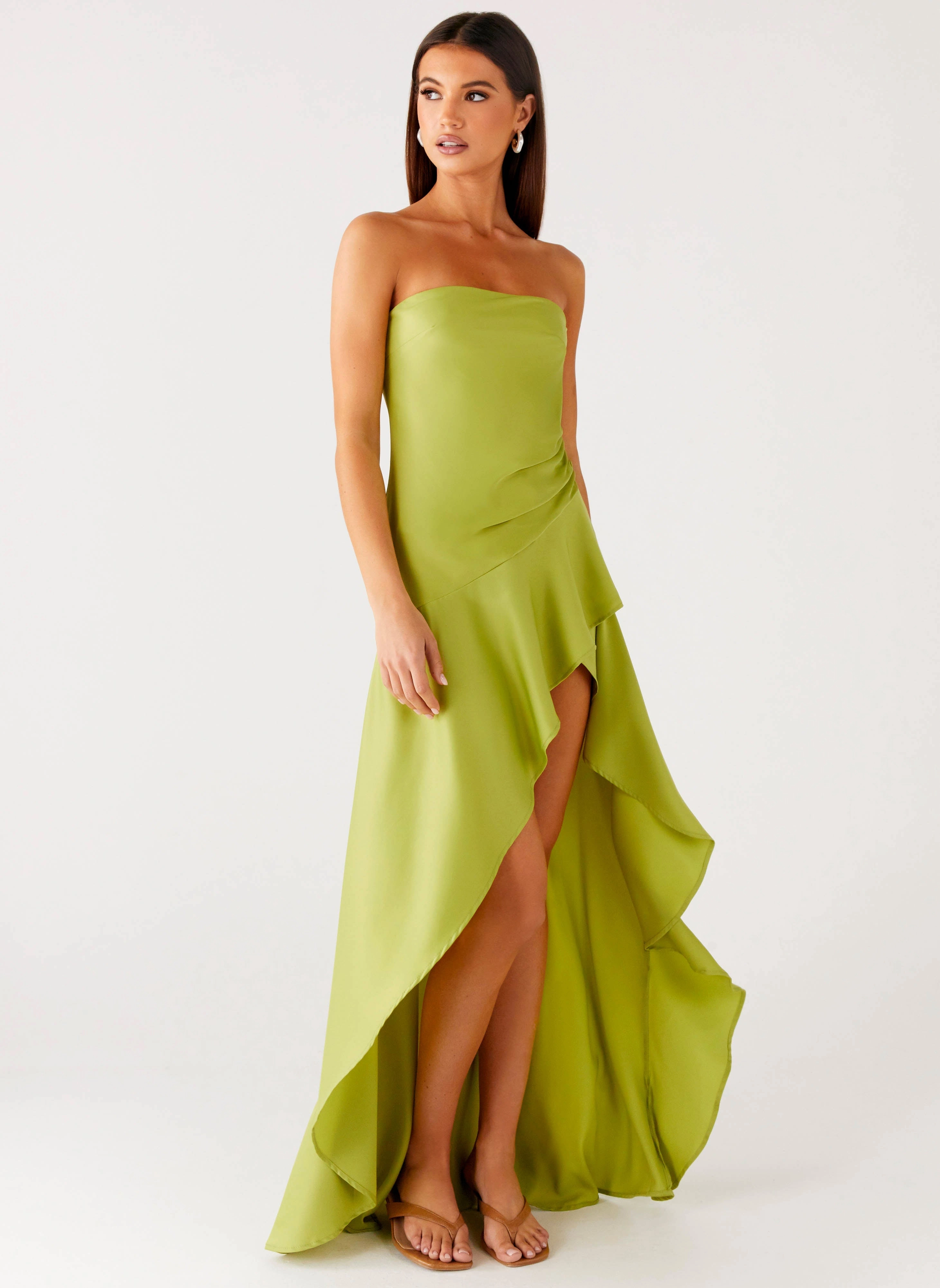 Bodie Maxi Dress - Lime Bride Friend
