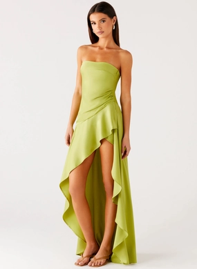 Bodie Maxi Dress - Lime Daywear Comfort