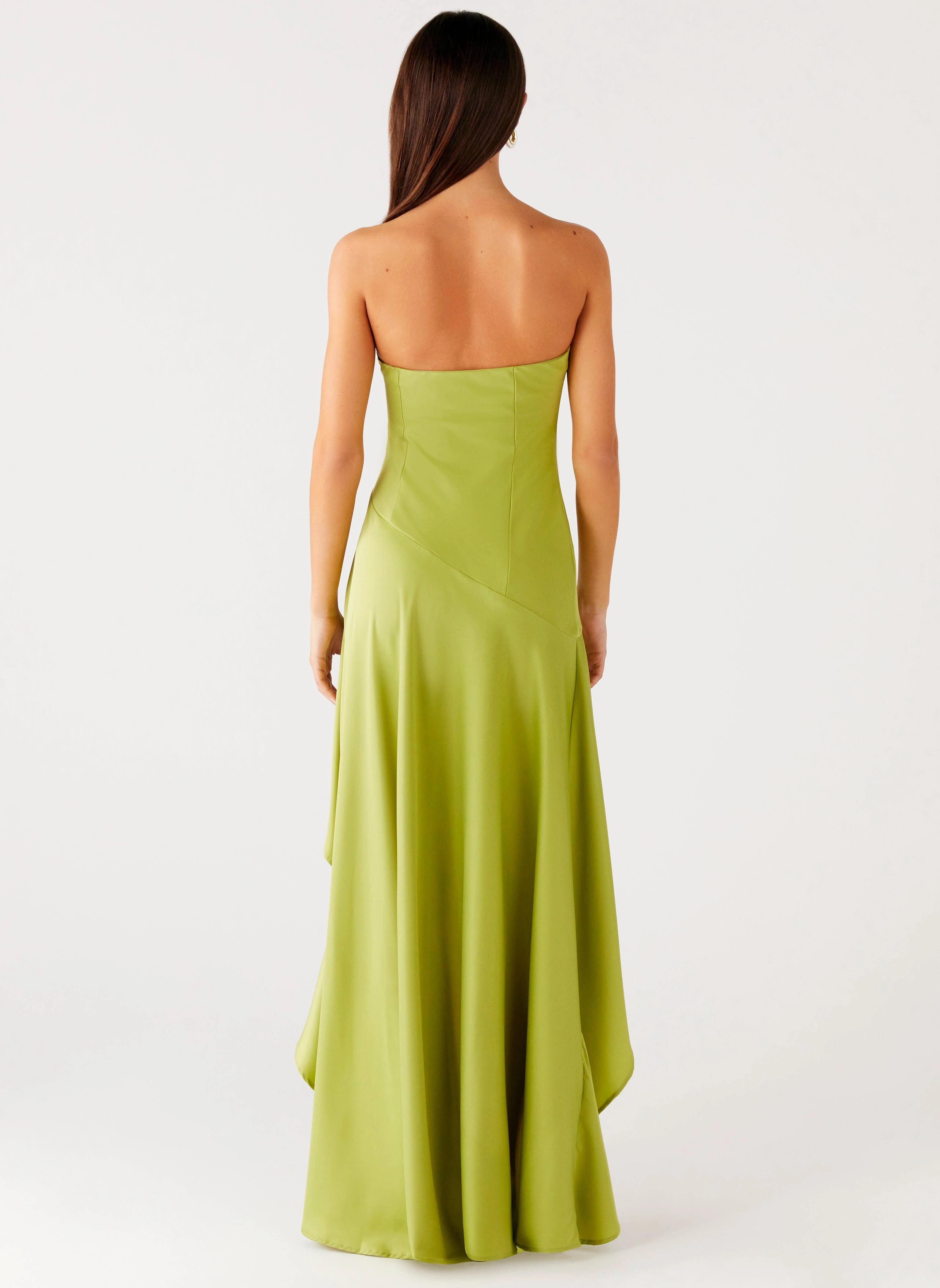 Smart Silhouette Bodie Maxi Dress - Lime