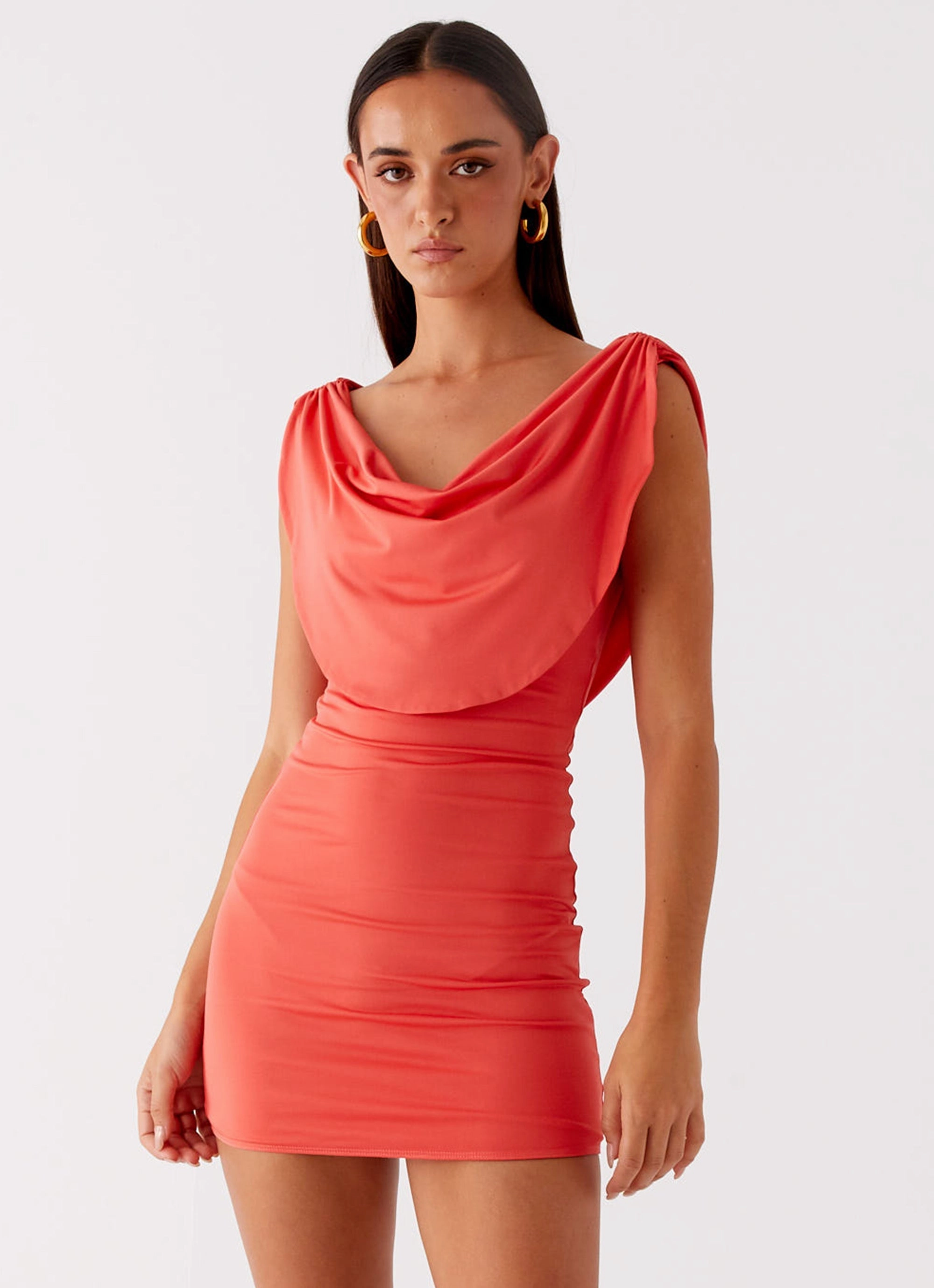 Polished look dress Sporty Look Angeles Mini Dress - Coral