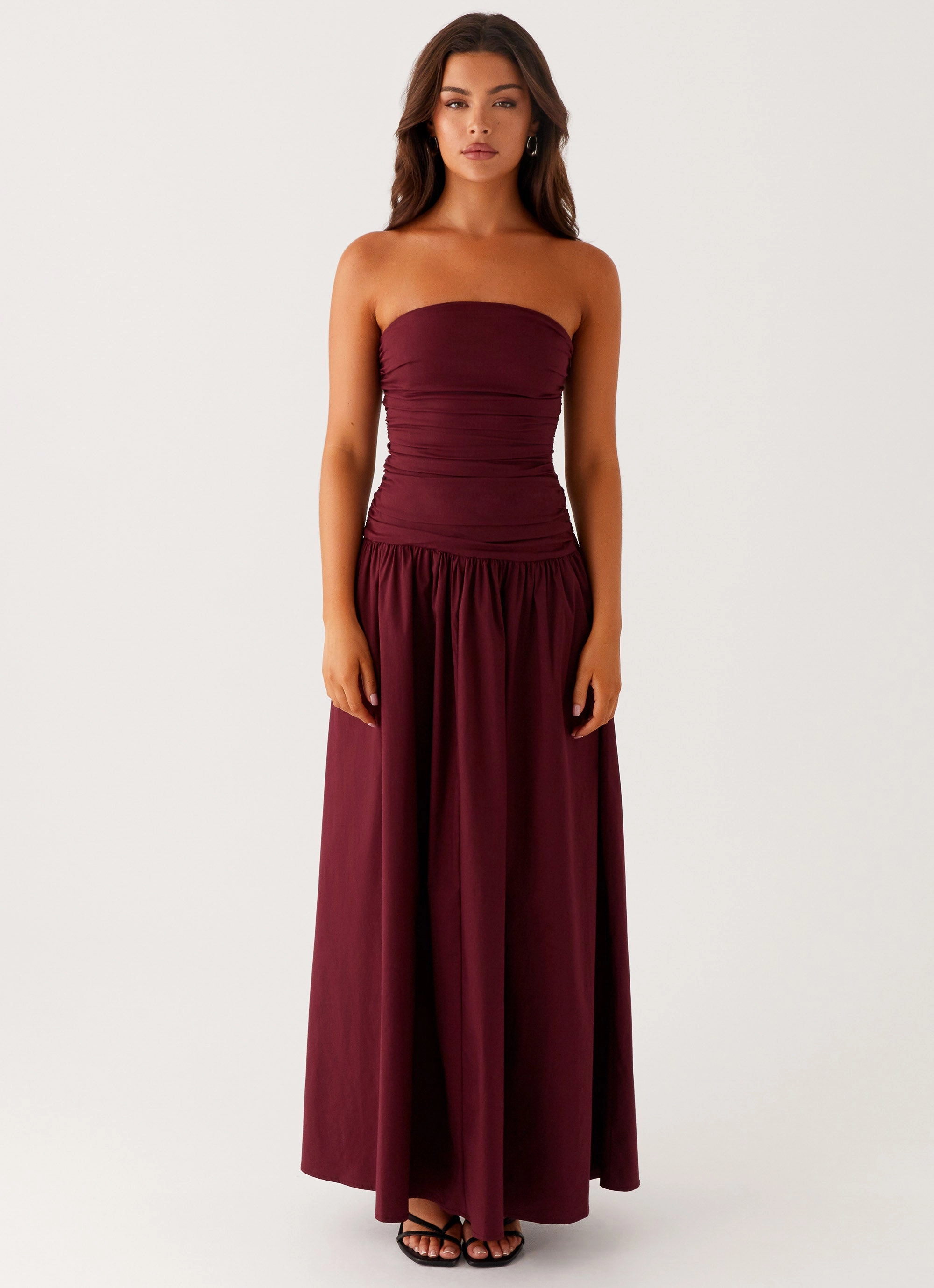 Carmel Maxi Dress - Mulberry boho vibe Warm Base