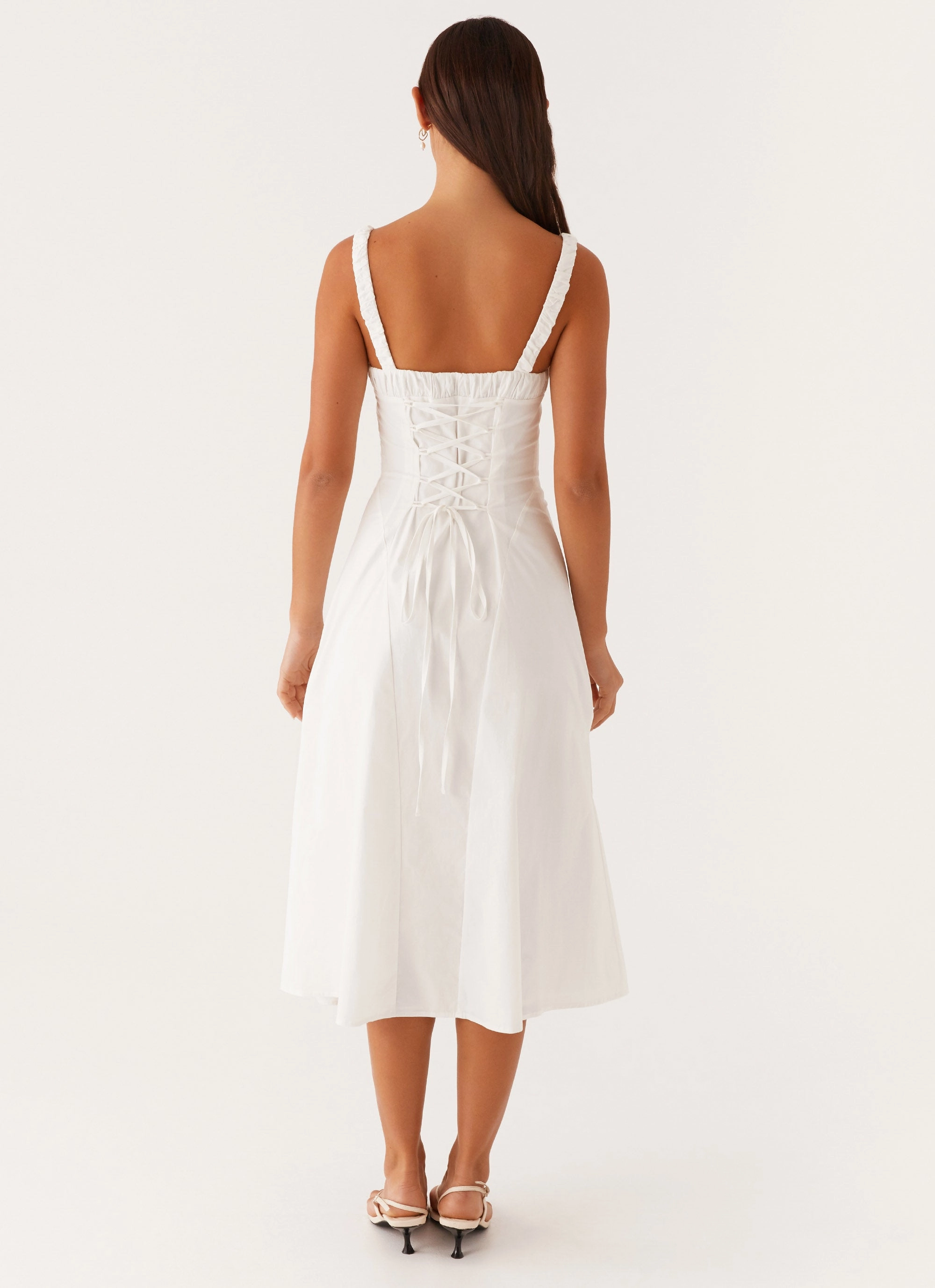 TaglessDesign Enola Midi Dress - White