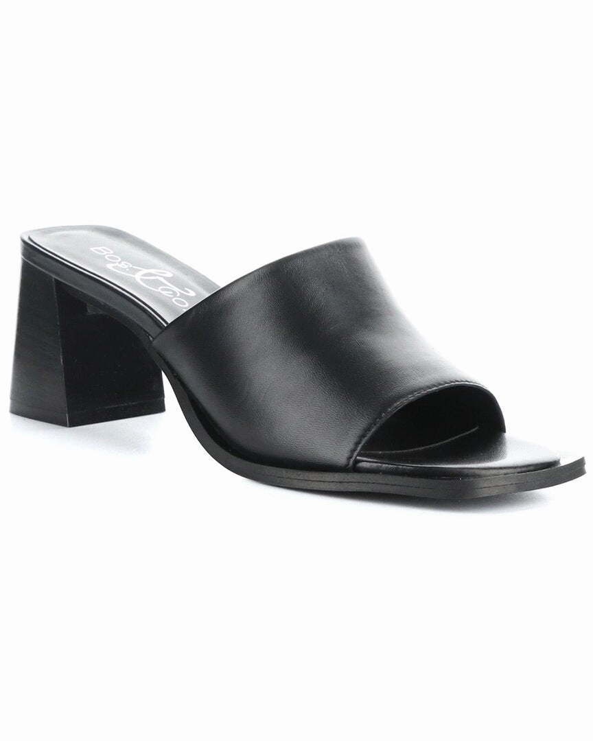 Slip Resistant Technology Comfortable Padding BOS & CO Bryn Leather Mule