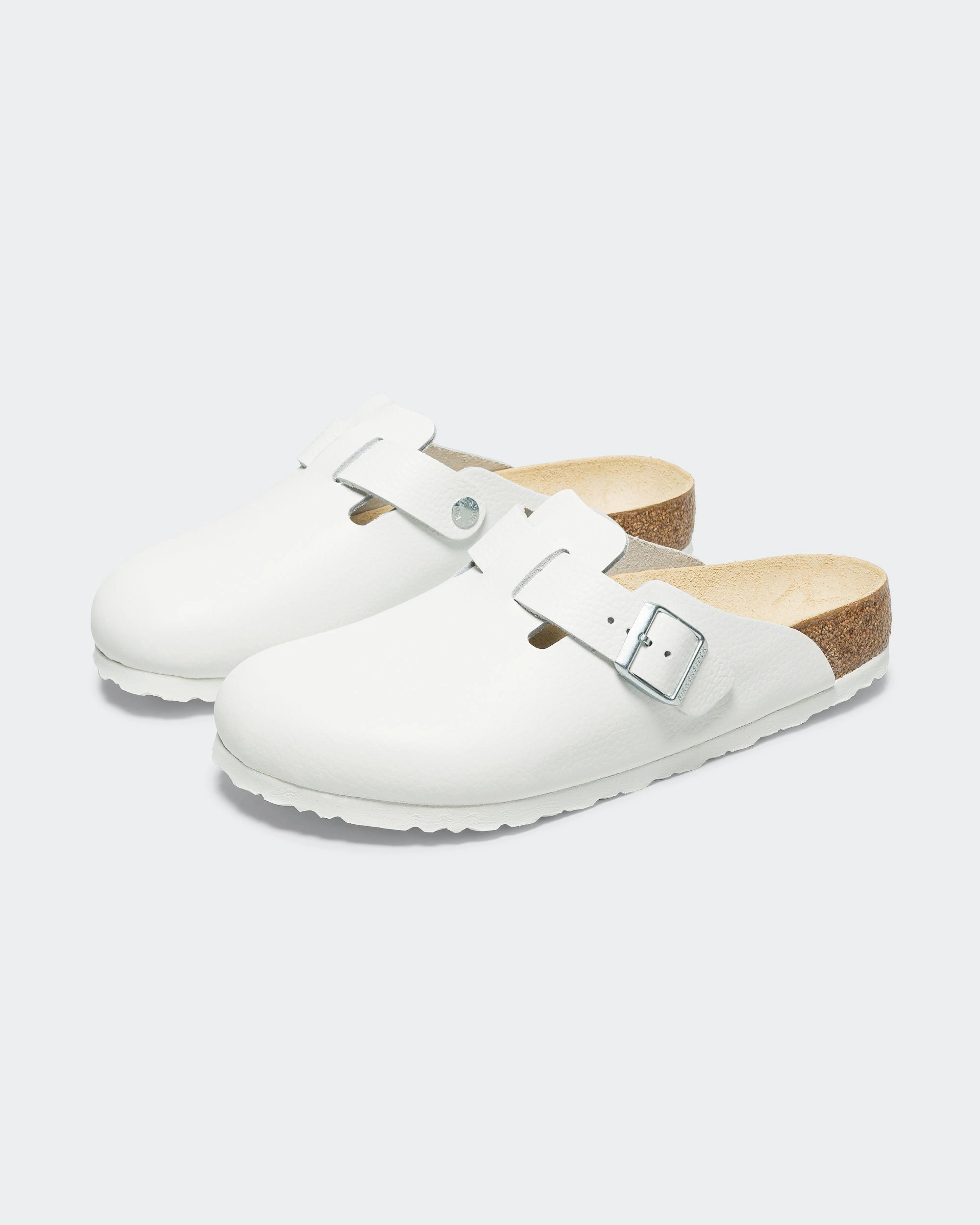 Light Style Standing Comfort Boston - White Smooth Leather