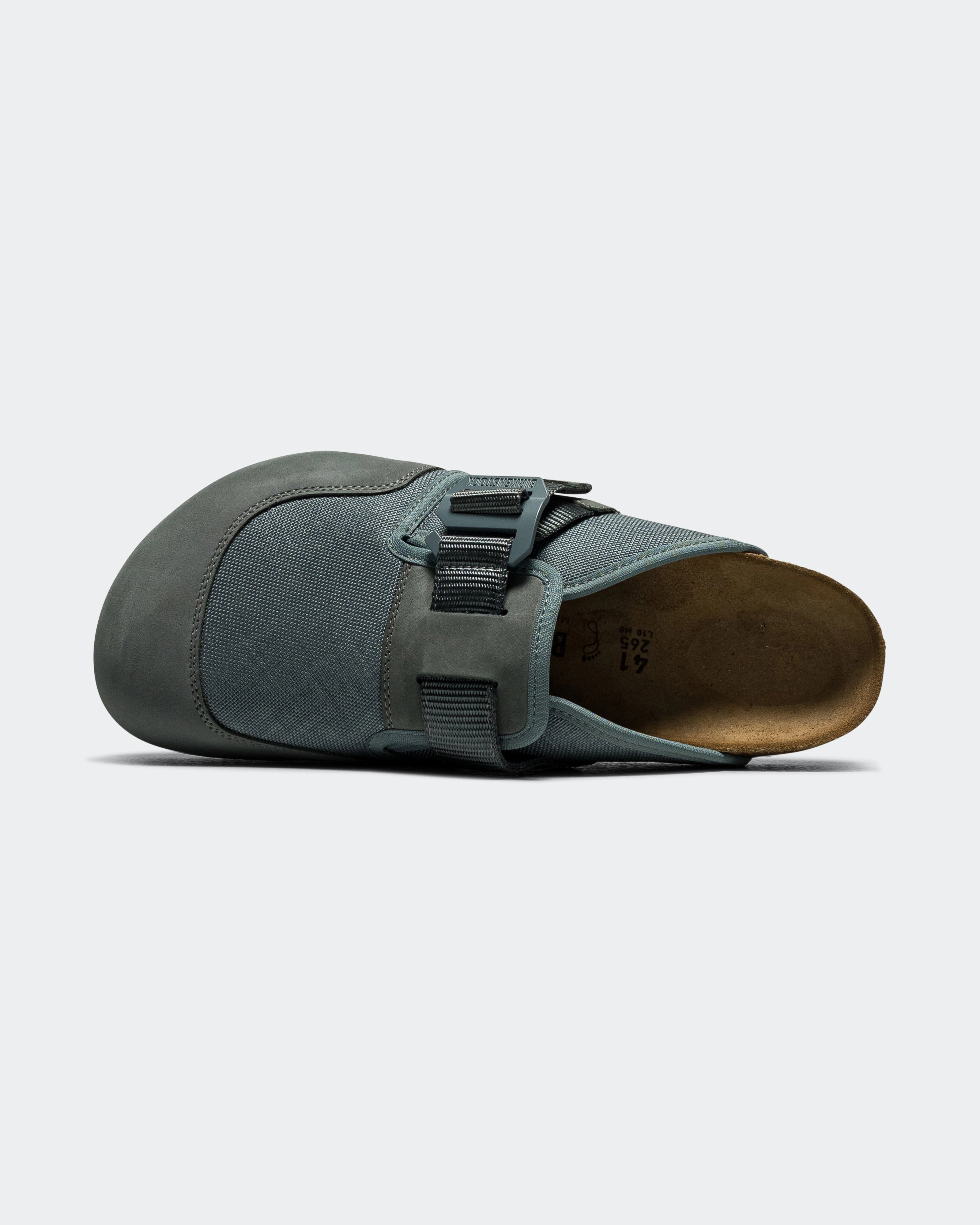 Leather Boston Nova - Basalt Grey Textile/Nubuck Leather Regular