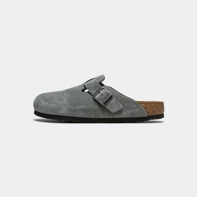 Casual Walk Beach Fun Boston SFB - Basalt Grey Suede Leather