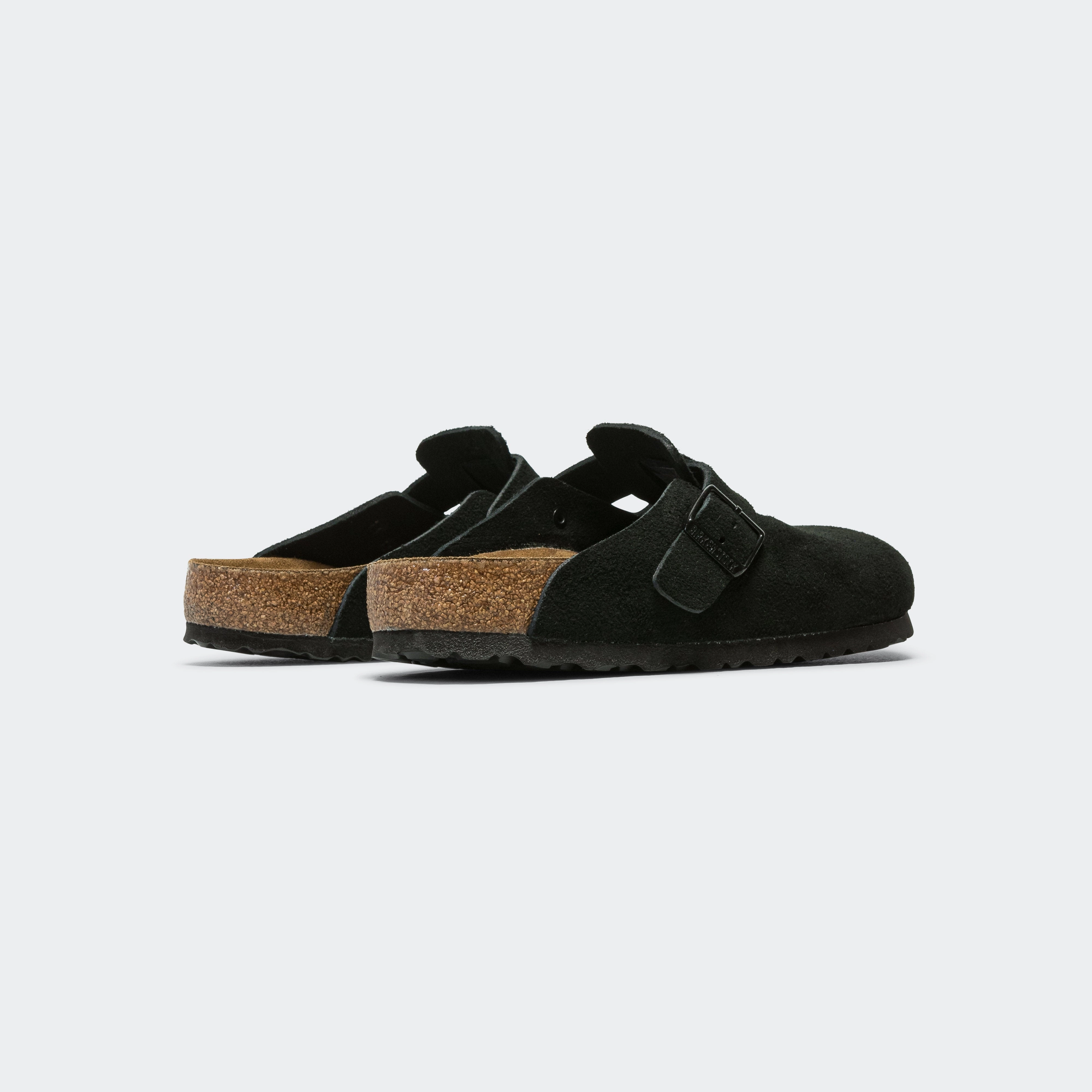 Ankle Strap Tailored Fit Boston SFB - Black Suede Leather