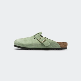 Beach Footwear Boston SFB - Green Tea Suede Leather