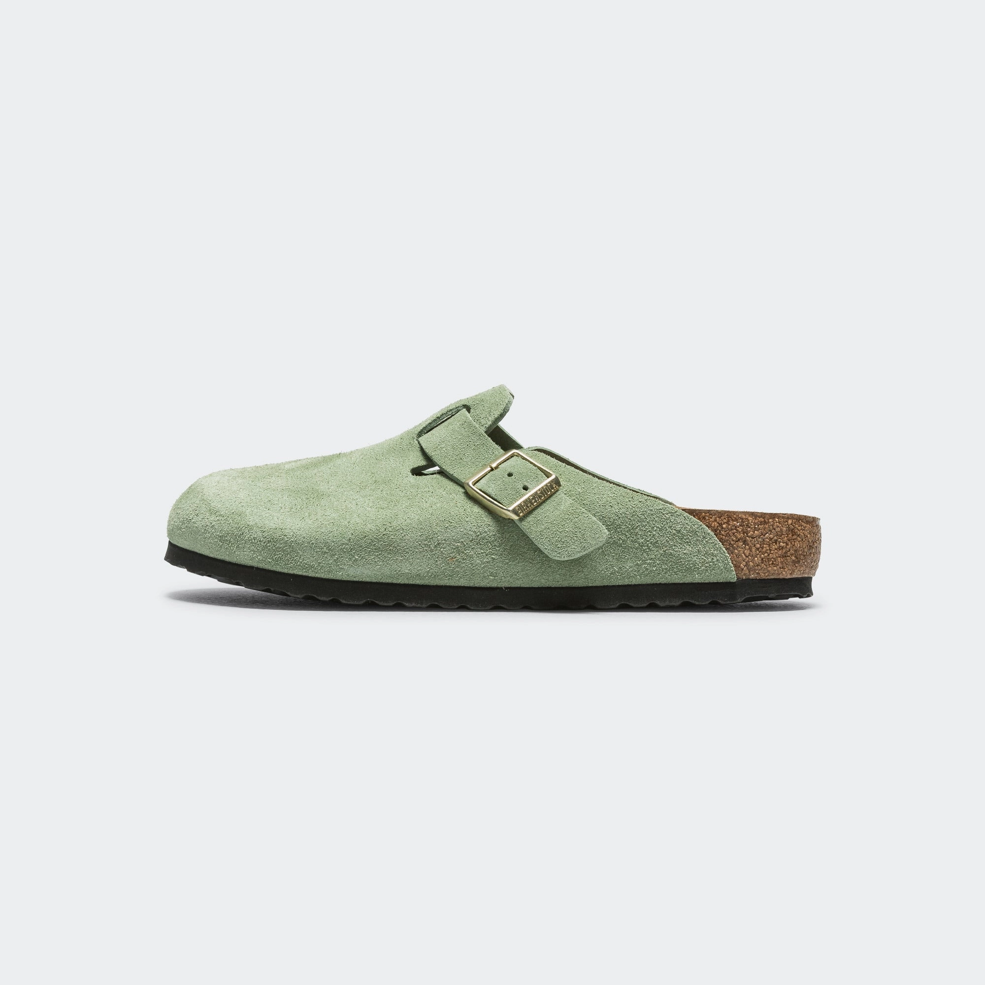 Beach Footwear Boston SFB - Green Tea Suede Leather