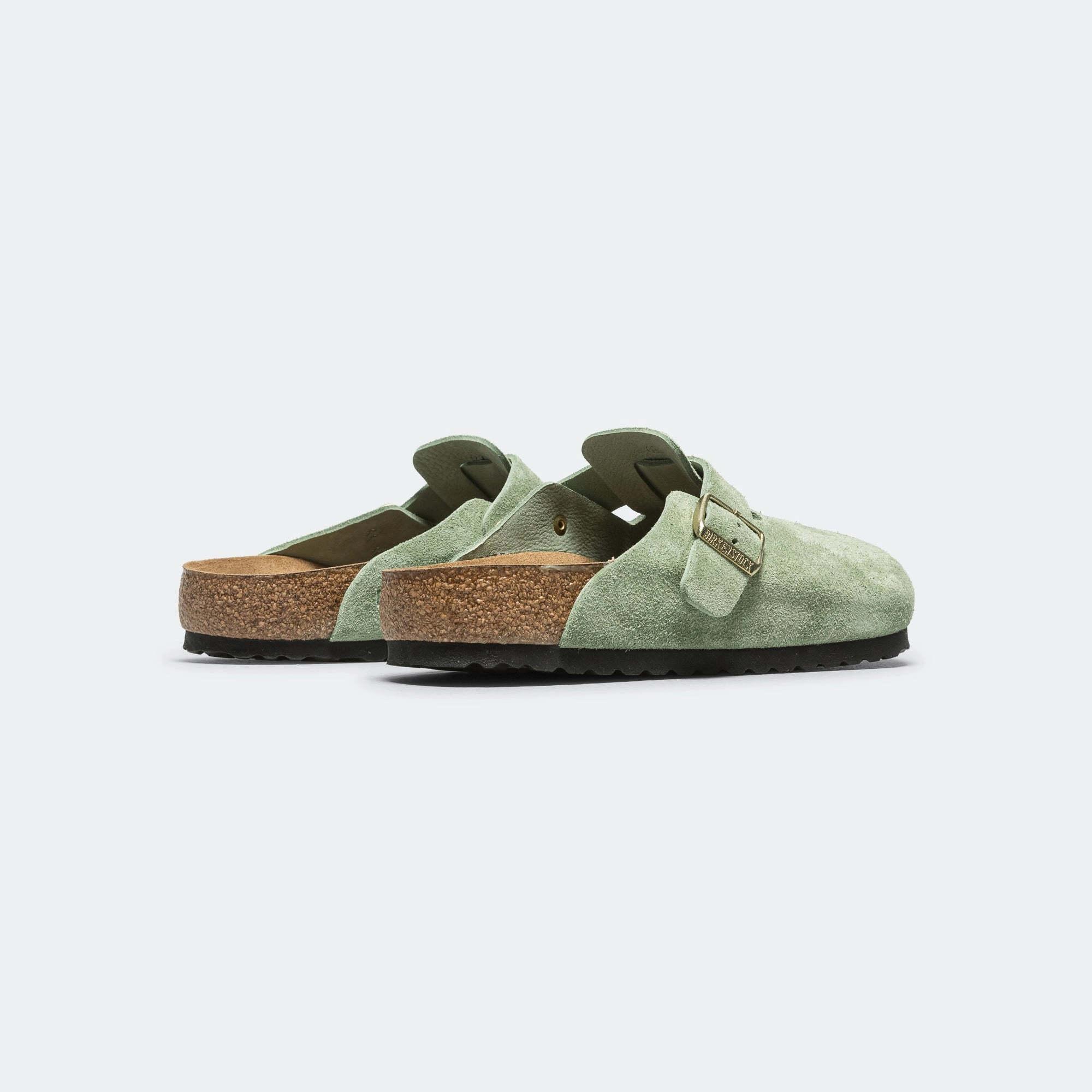 Boston SFB - Green Tea Suede Leather Adaptive Contour Support