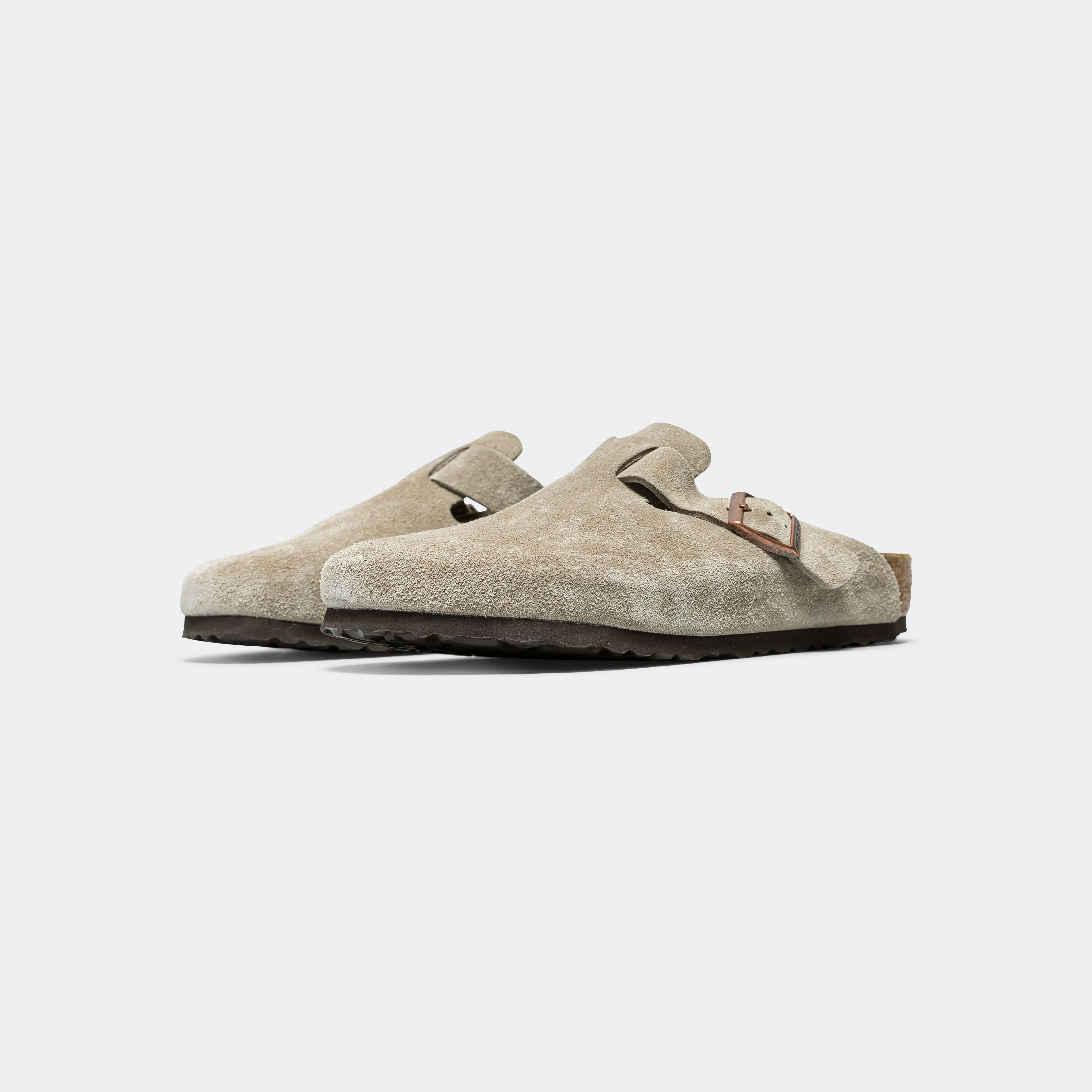 Boston SFB - Taupe Suede Leather Style Addon Footwear for All