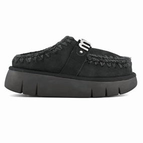 Beach Comfort Sandals Comfort Cushioning Bounce Clog Metal Logo In Black