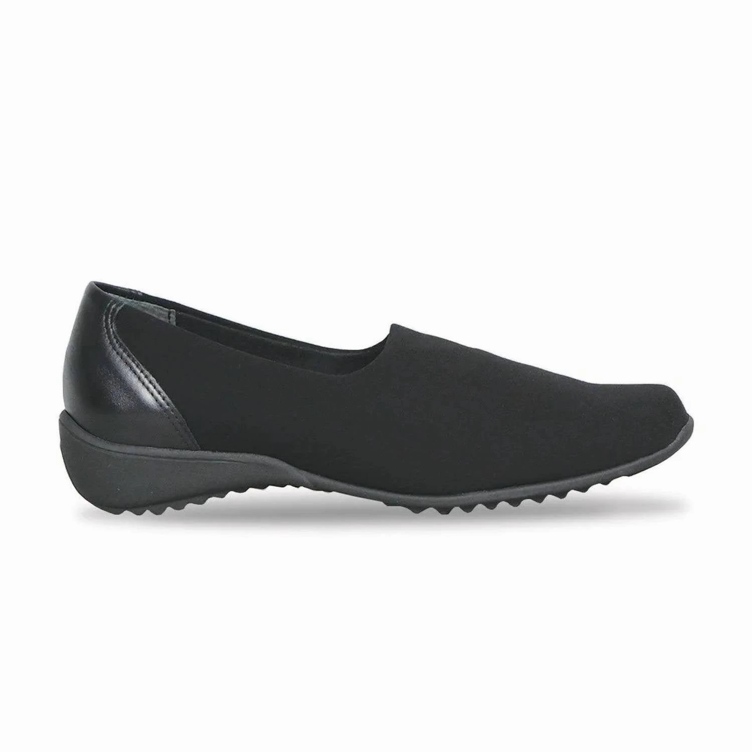 Fabric Upper Women's Traveler Mules In Black