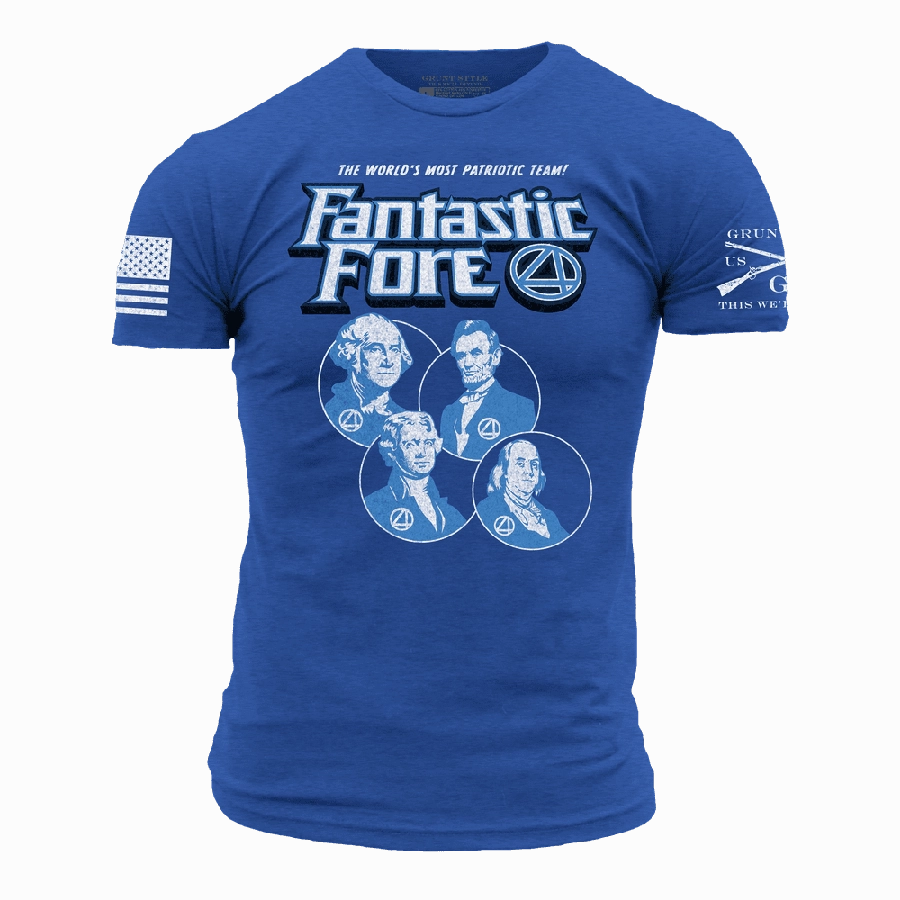 Breathable Flex Fit Fantastic Fore Edition T-Shirt - Royal