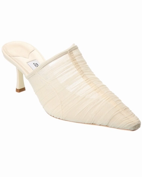 Effortless Walk Fit On-the-Go Comfort Jimmy Choo Lotta 65 Ruched Tulle Mule