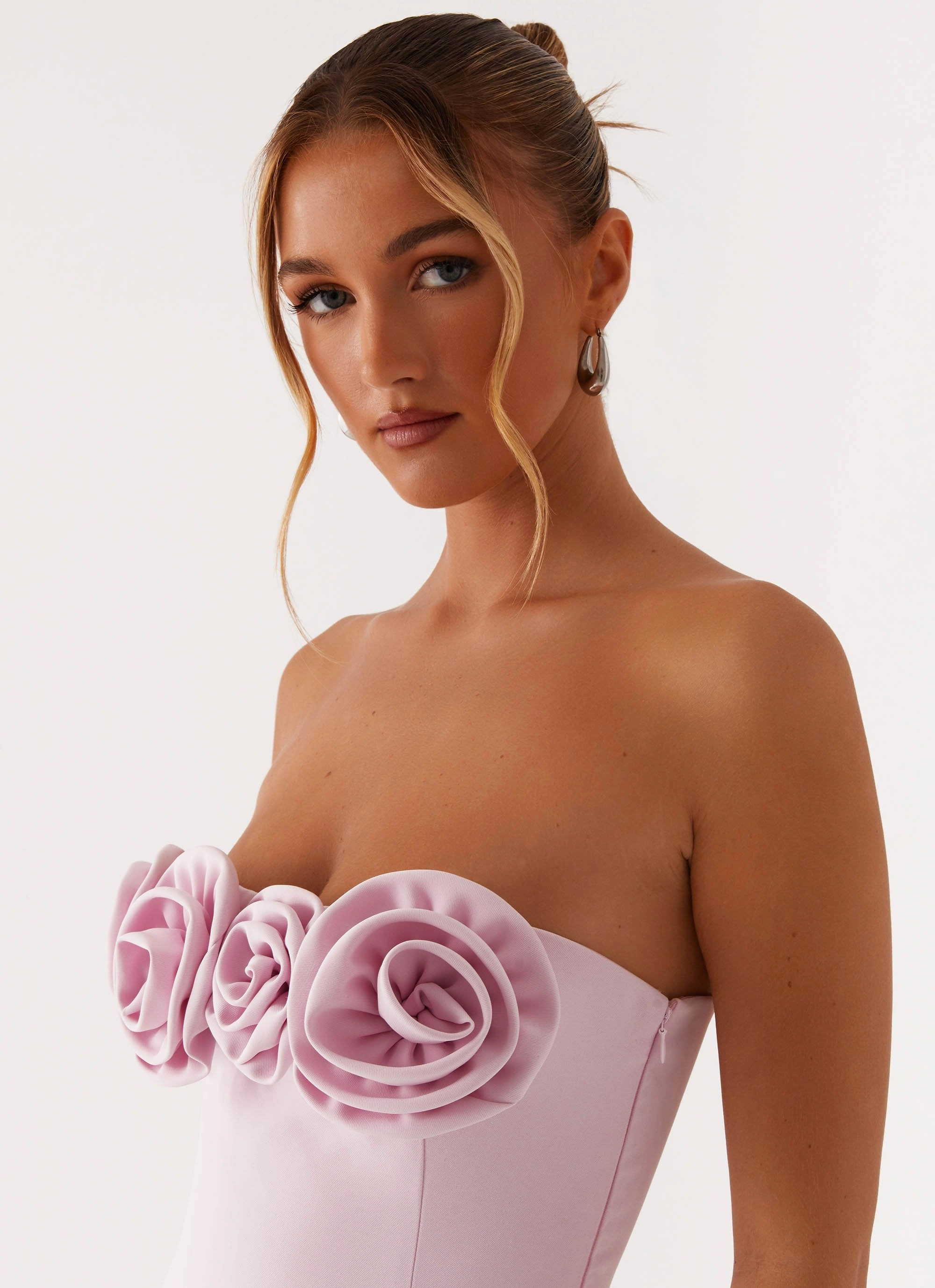 Light Cloud Spring Mood Patsie Strapless Mini Dress - Pink