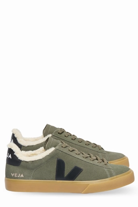 Ventilated Tongue Women's Campo Fured Sneakers