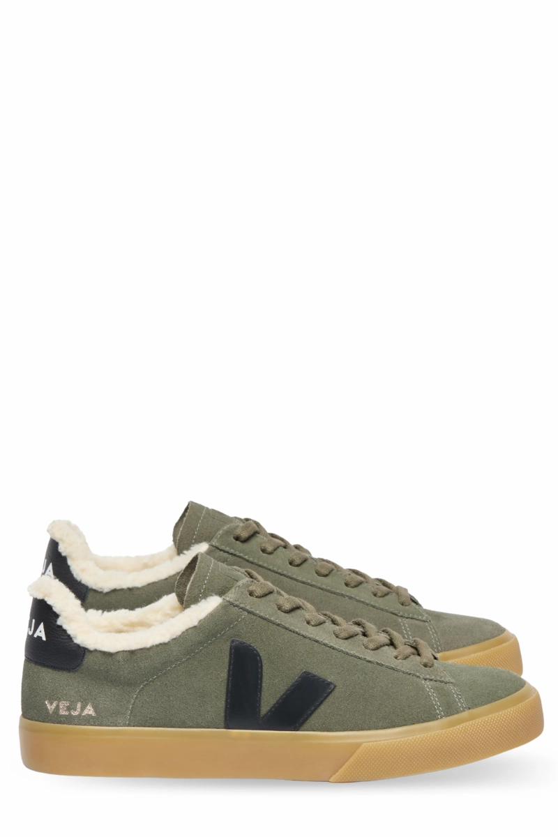 Ventilated Tongue Women's Campo Fured Sneakers