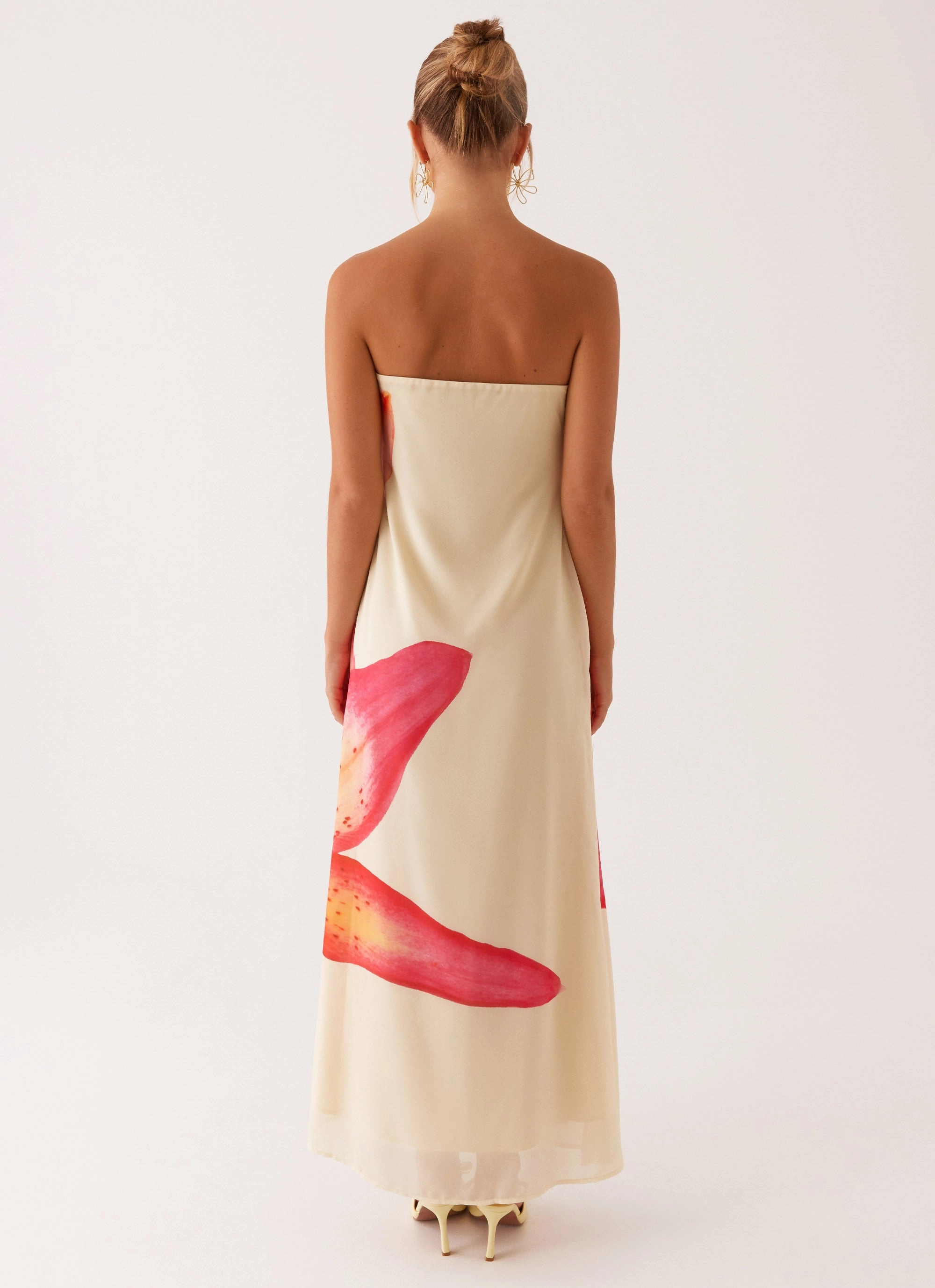 Comfortable Design Darcy Maxi Dress - Yellow Floral