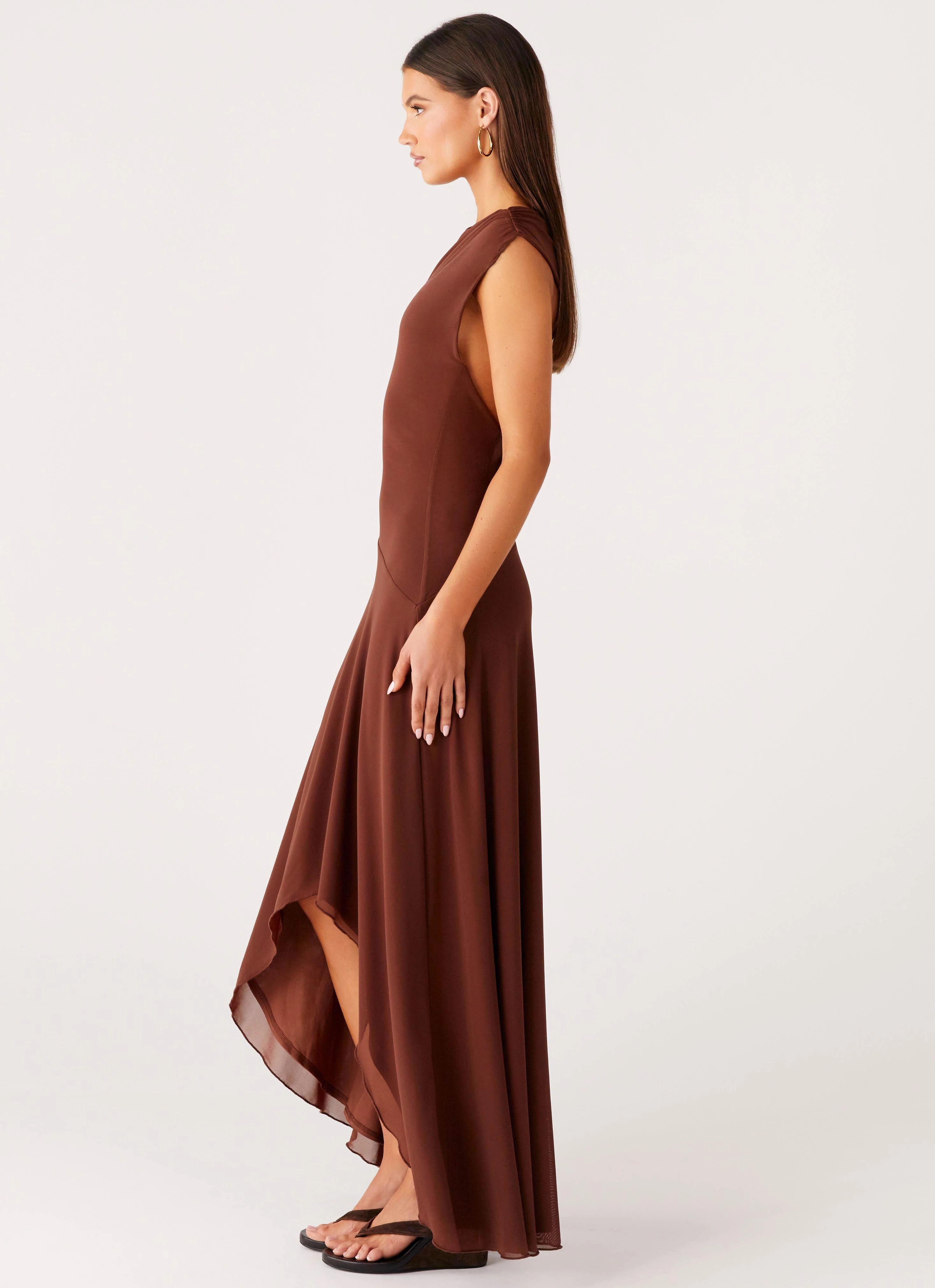 Danika Maxi Dress - Chocolate Soft Colorway